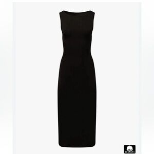 WeWoreWhat Boat Neck Midi Dress in Black XS NWT